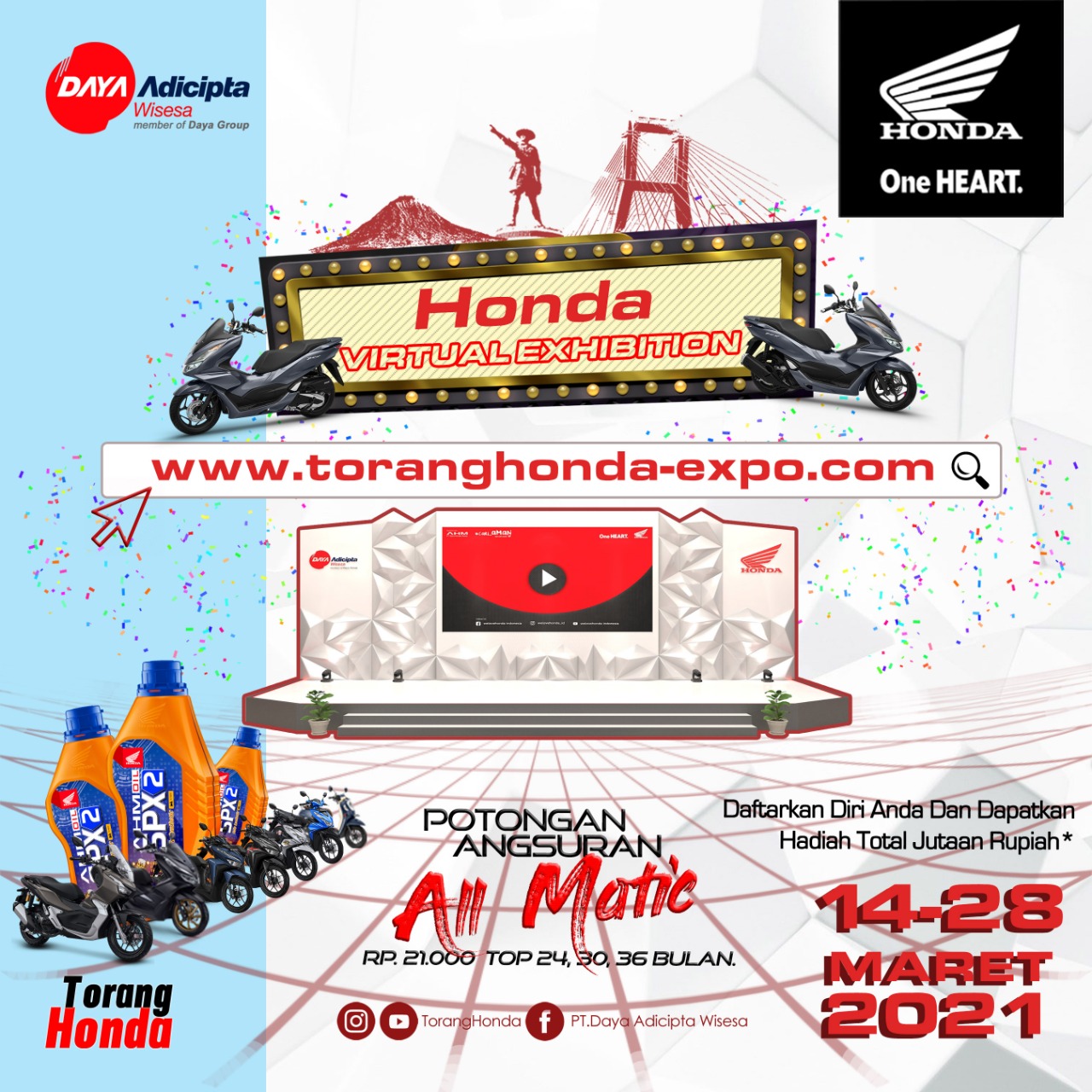 DAW Kembali Menggelar Honda Virtual Exhibition